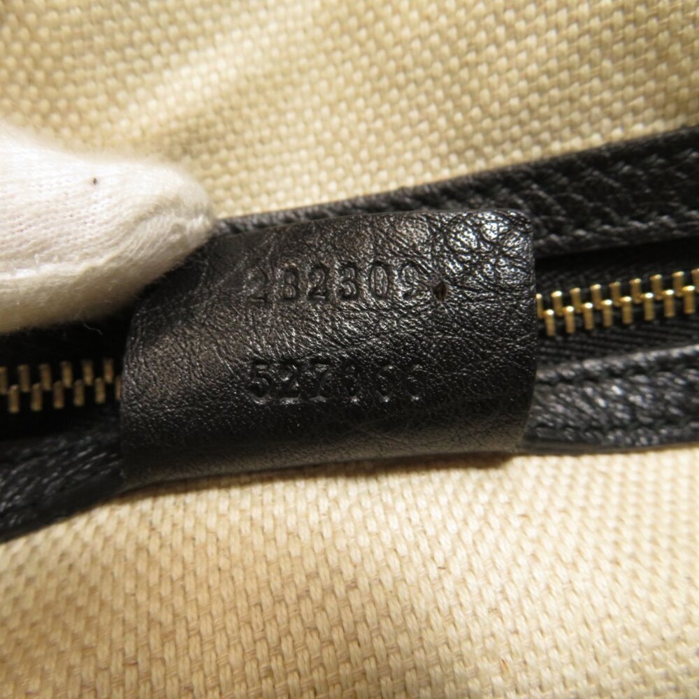 Gucci Soho leather tote Shoulder bag Black - Picture 7 of 11